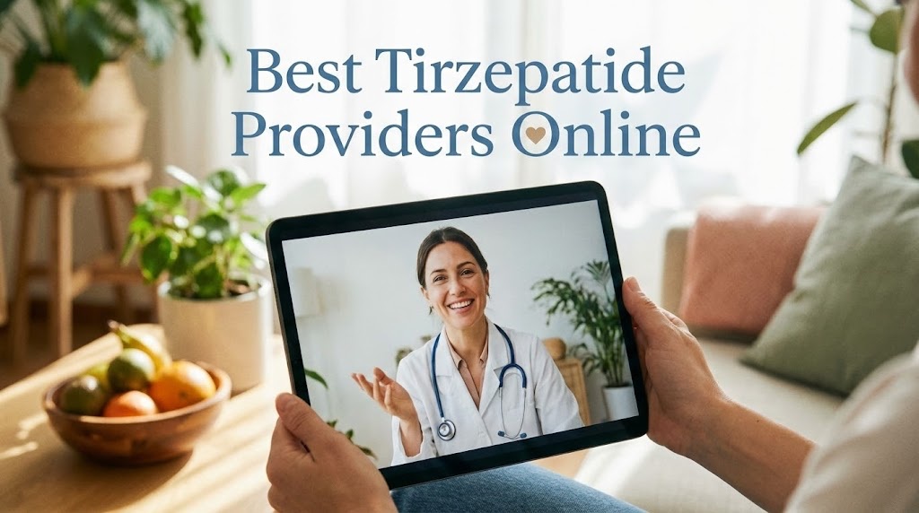 Best tirzepatide online comparison - licensed telehealth providers for Zepbound and tirzepatide medications