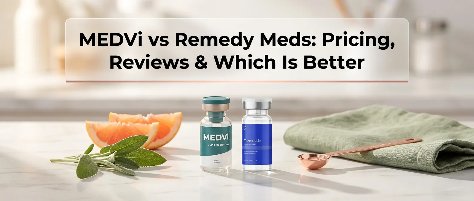 MEDVi vs Remedy Meds comparison showing side-by-side analysis of GLP-1 weight loss programs for 2026