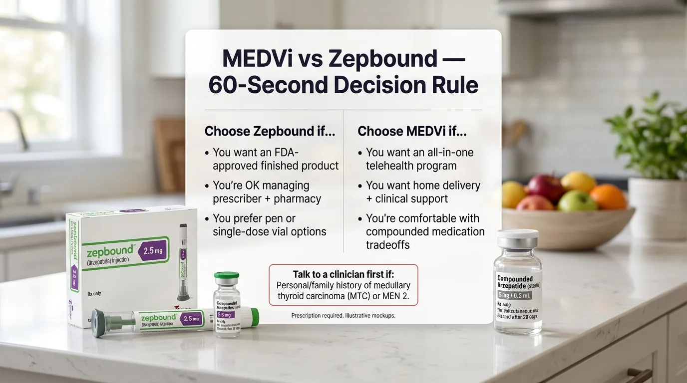 MEDVi verification checklist showing LegitScript certification, pharmacy partners, and safety verification steps