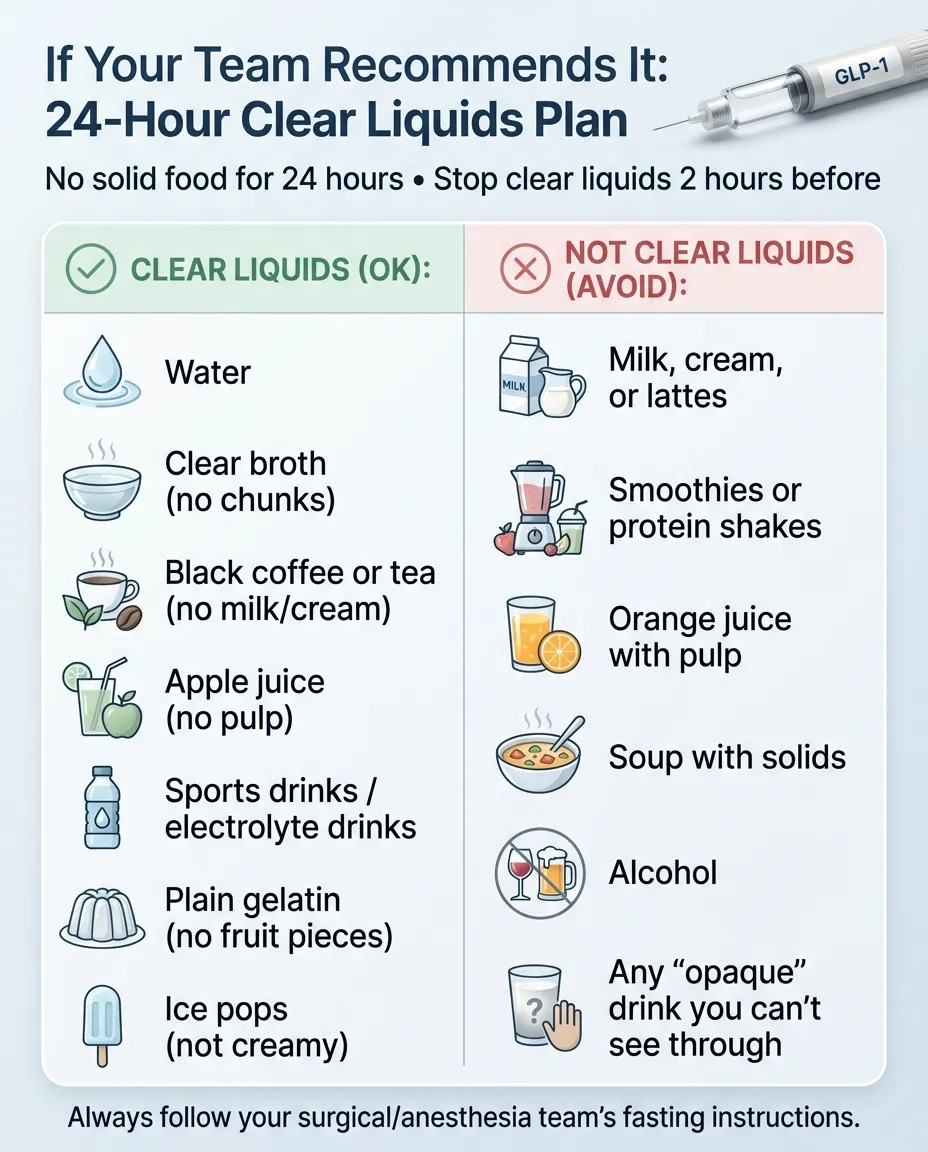 GLP-1 surgery risk assessment: factors that increase or decrease your risk before surgery