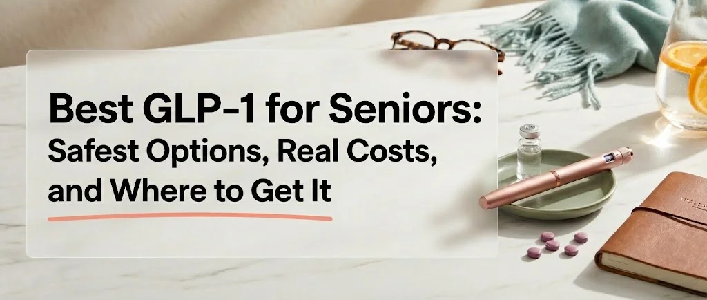 Best GLP-1 medications for seniors showing safe options and real costs comparison for 2026