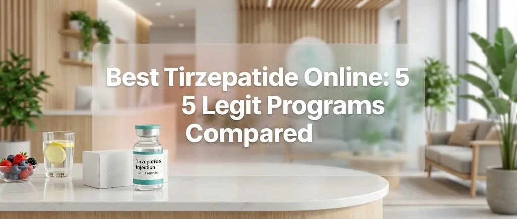 Best tirzepatide online programs compared - 5 legitimate providers reviewed for 2026
