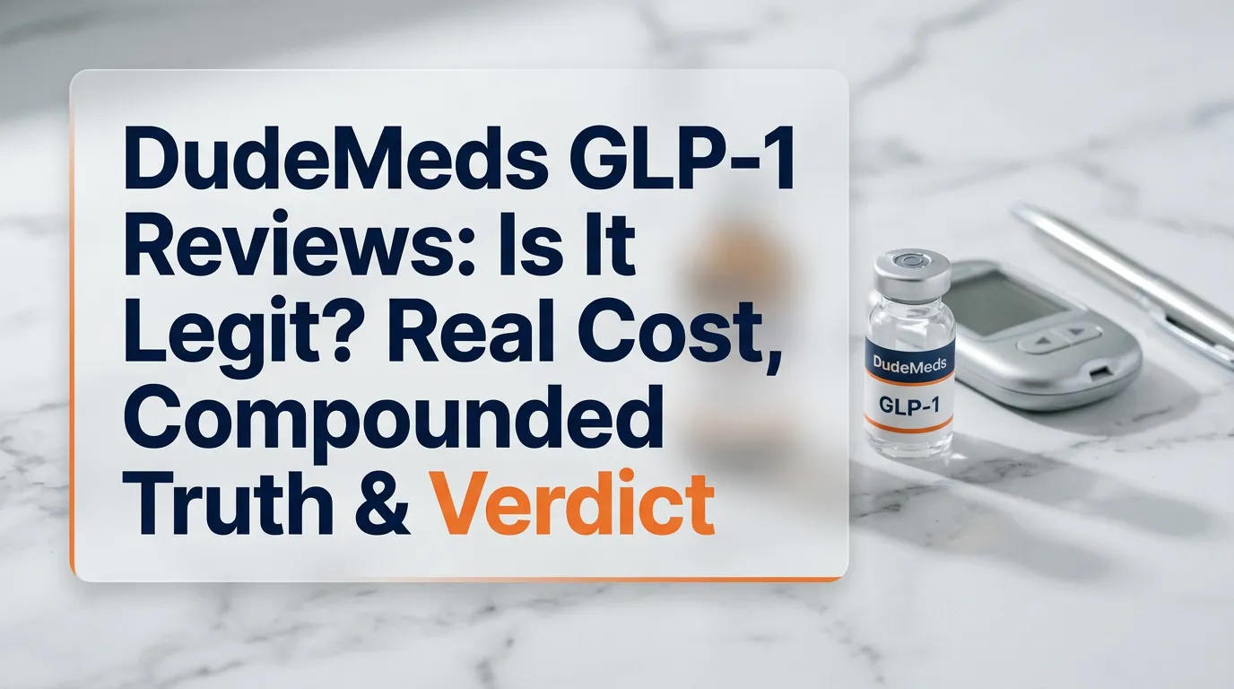 DudeMeds GLP-1 Reviews 2026 — legitimacy assessment, real pricing, and compounded medication analysis
