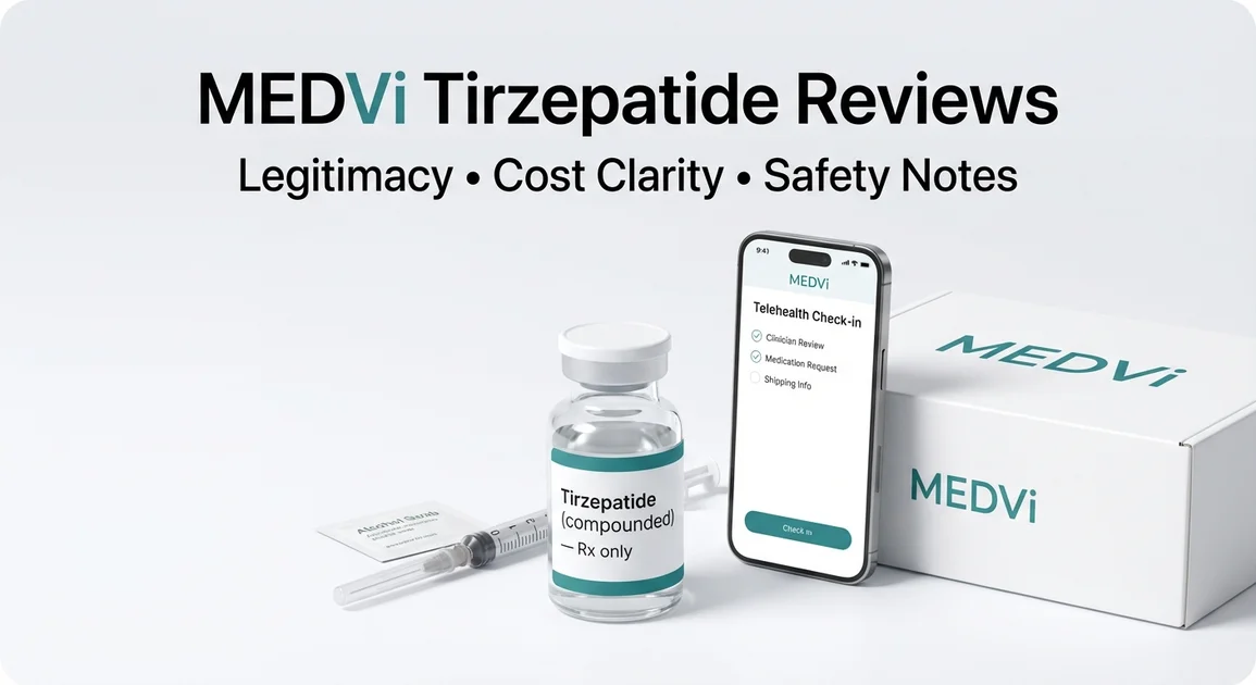 MEDVi tirzepatide reviews summary showing pricing, ratings, and results for 2026