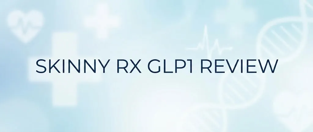 Synergy Rx GLP-1 review header showing medical imagery with heart, DNA helix, and healthcare symbols for 2026 telehealth weight loss medication comparison