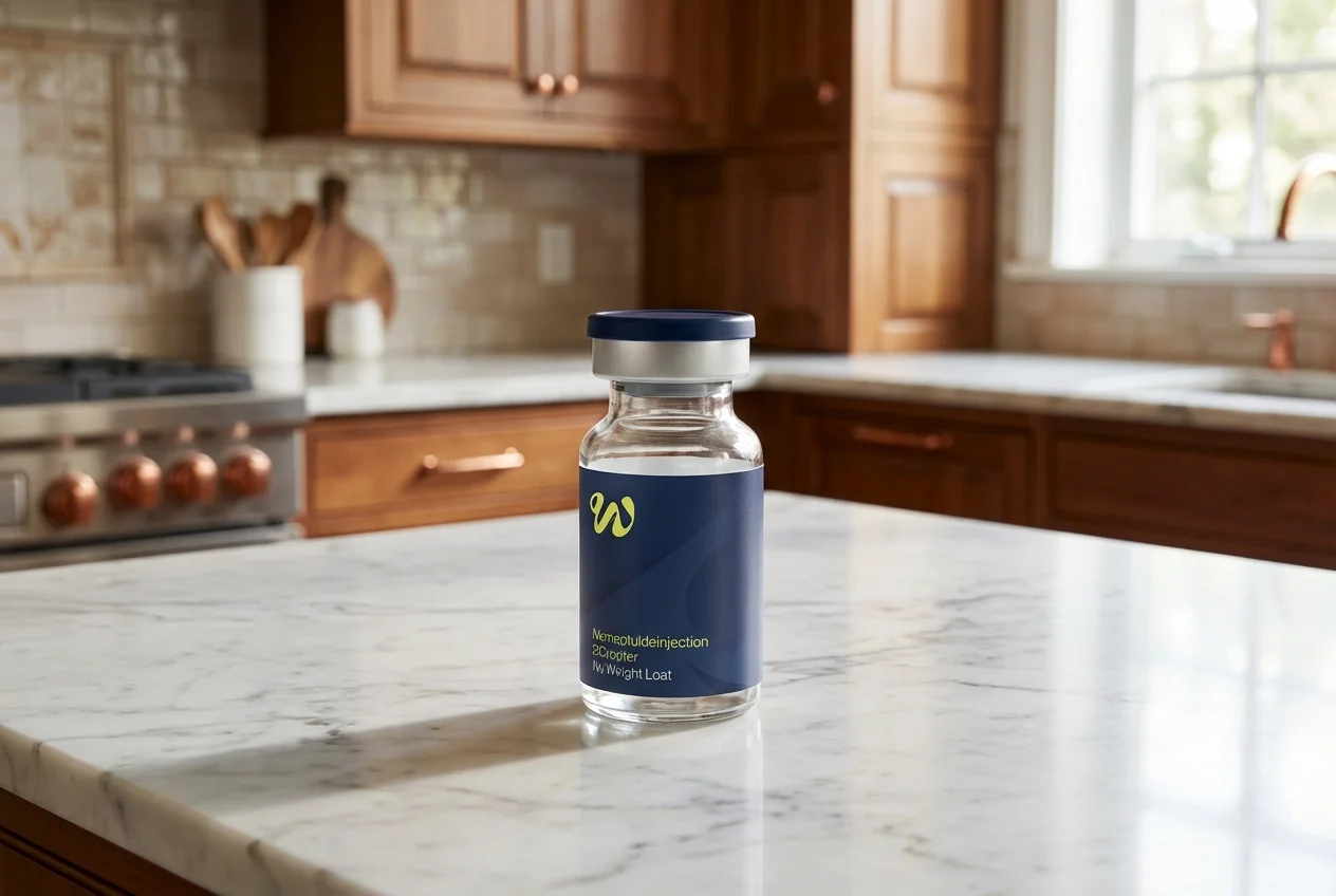 Willow semaglutide injection vial showing 2.4mg dosage for weight loss